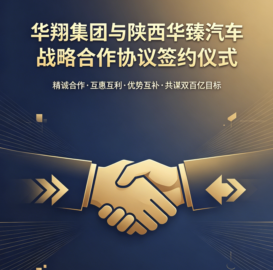 华翔集团与陕西华臻汽车战略合作正式启航